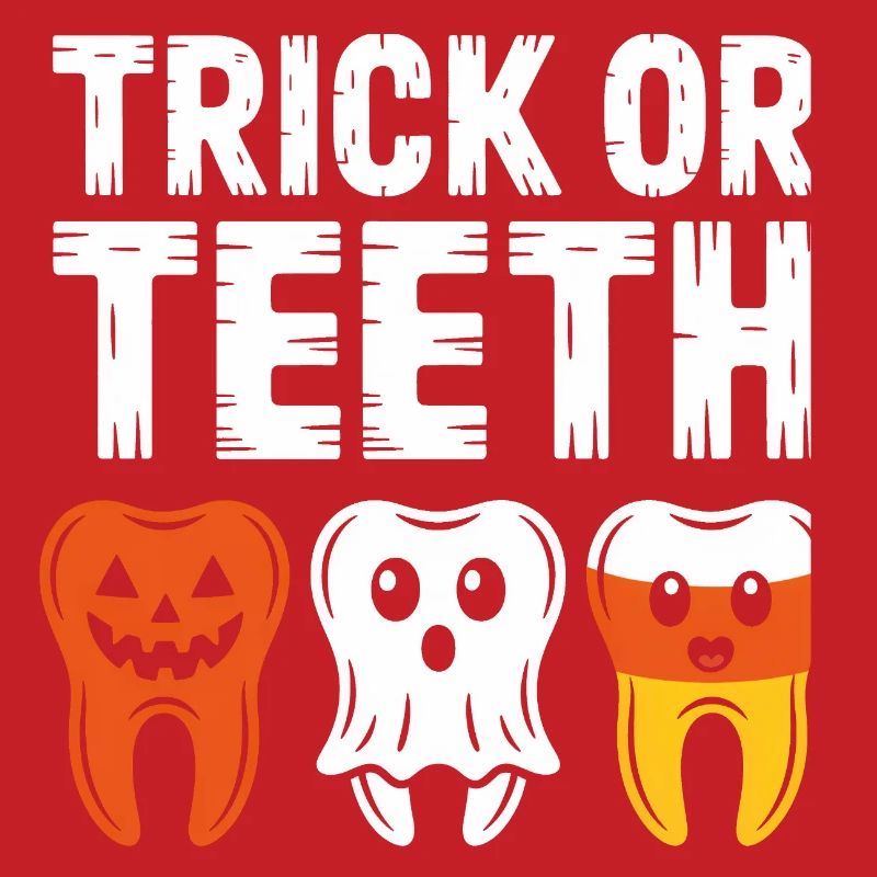 Trick oder Teeth Halloween-Trio