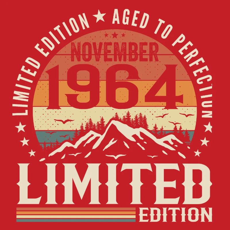 November 1964 Einzigartiger Retro-Geburtstag