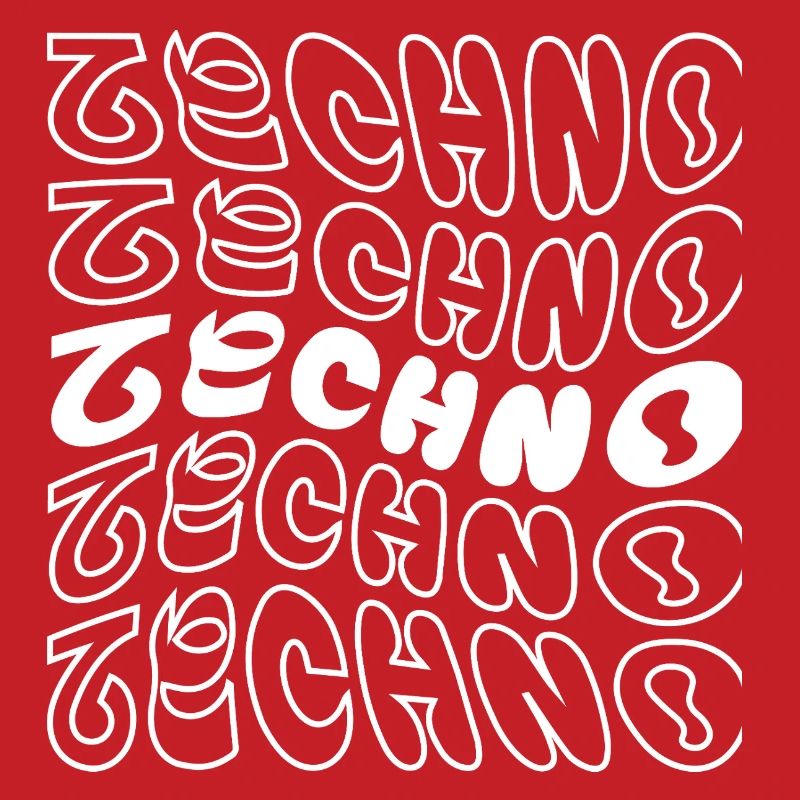 conception de logo géométrique ondulé techno