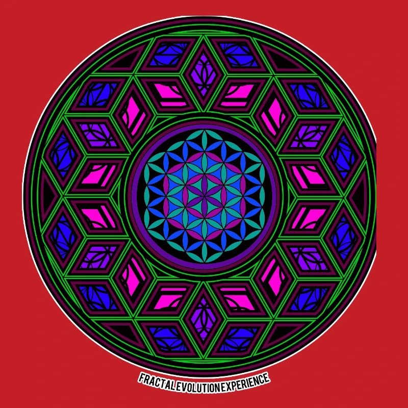 Fractal Evolution Experience Kaleidoscope Mandala