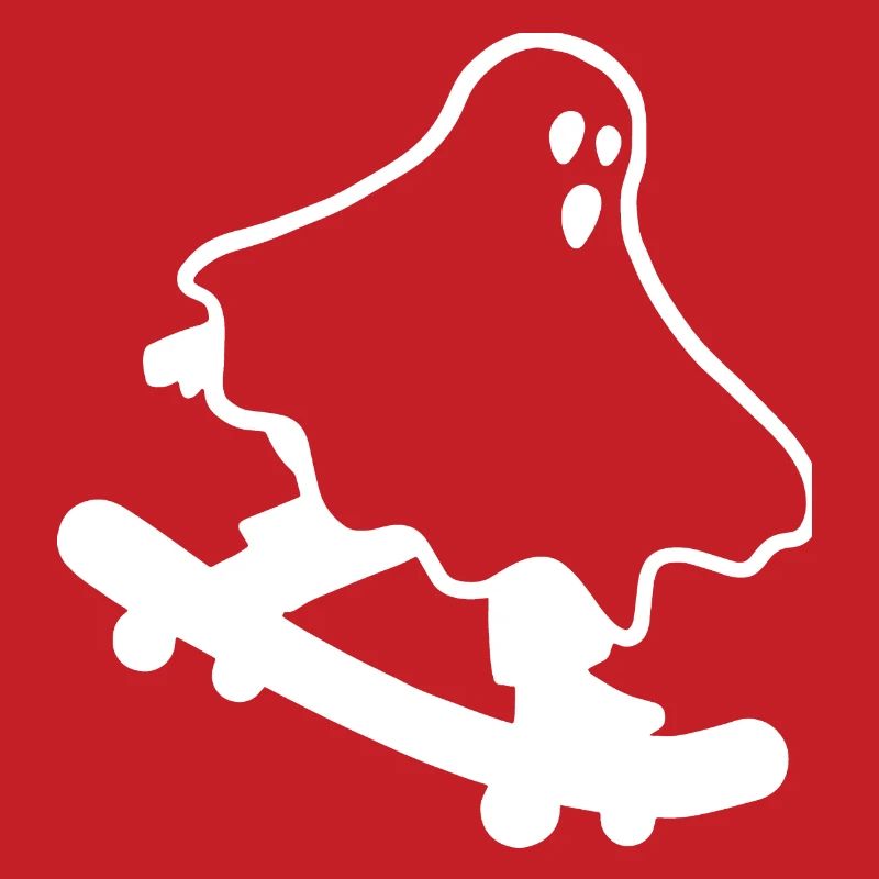 Skateboarding Geist Halloween
