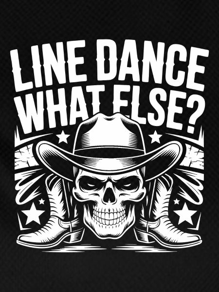 Line Dance Skull Cowboy