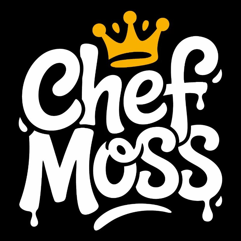 Chefmoss mit Krone – Cooles Chefin Design