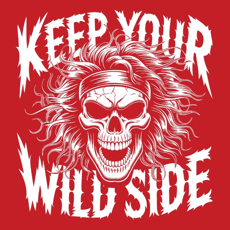 Keep Your Wild Side Skull