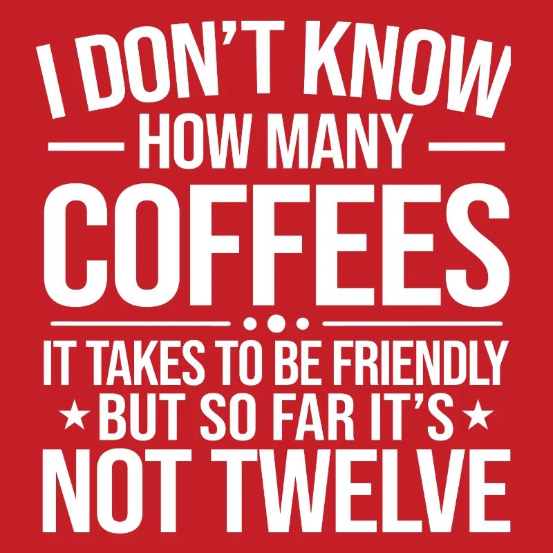 Compte de douze cafés