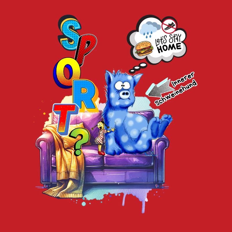 Besiege den inneren Schweinhund. Sport oder Sofa?