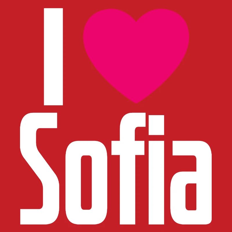 J’aime Sofia Coeur rose J’aime Sofia