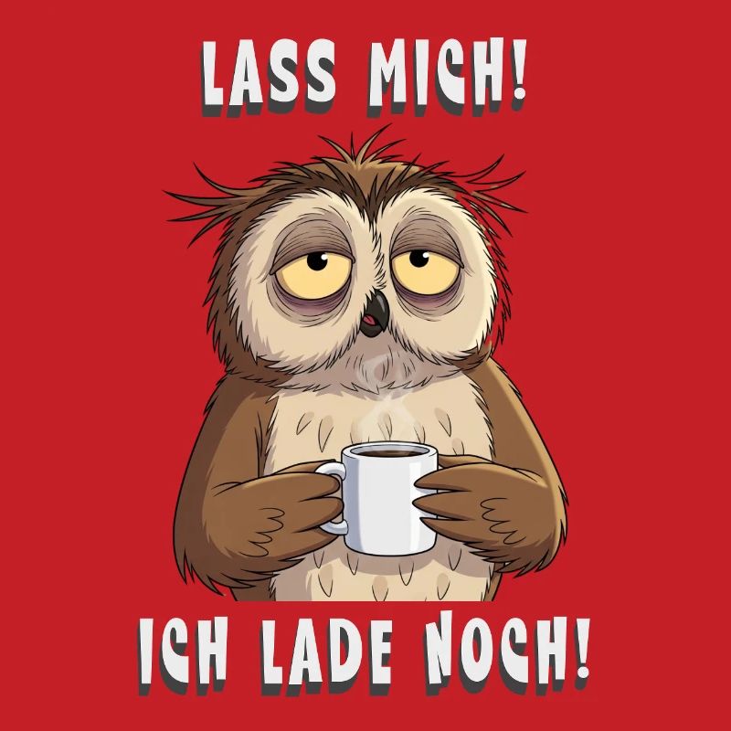I'm still loading owl coffee morning grouch