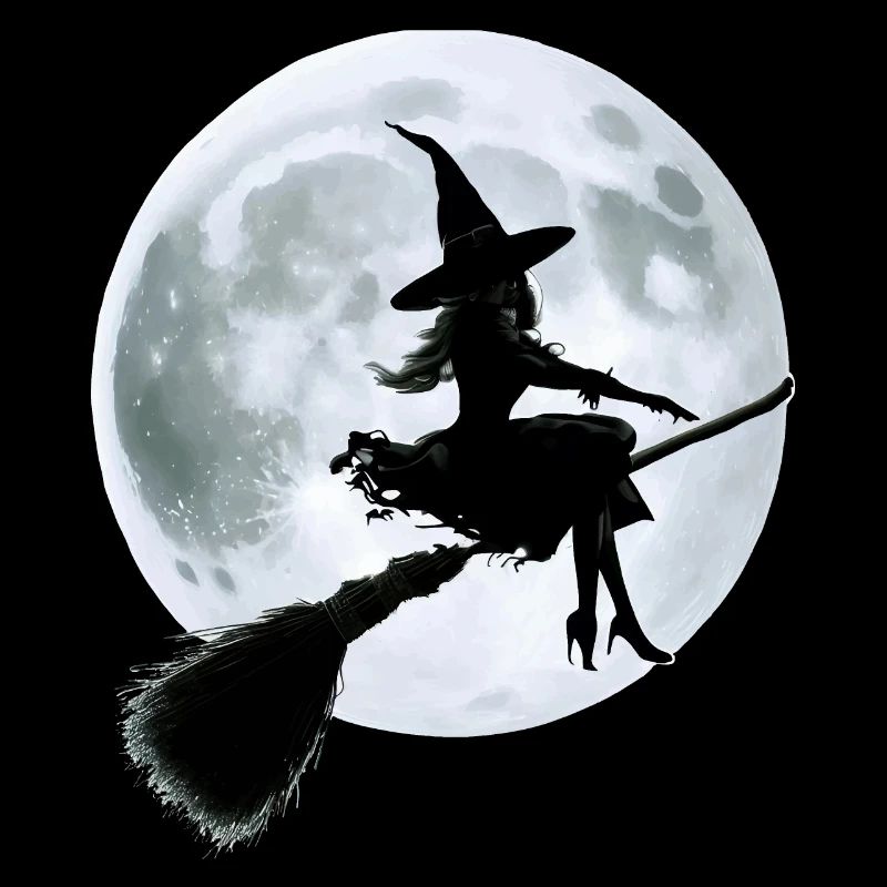Witch on a Broom