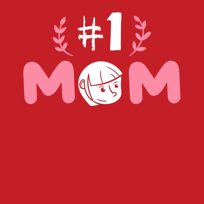 #1 Mom Mutter Muttertag Liebe Geschenk Idee