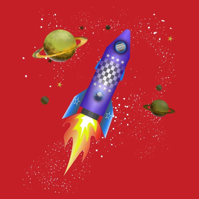 Fusée dans l'espace