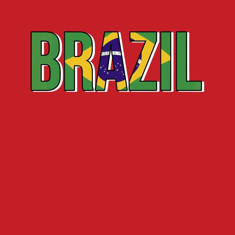 Typographie du drapeau du Brésil