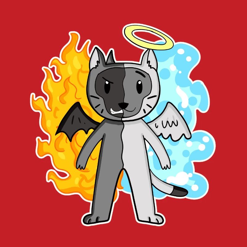 Cat Cat Breed Burma - Angel and Devil