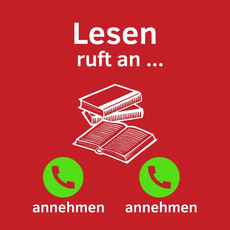 Lesen ruft an - annehmen oder annehmen?