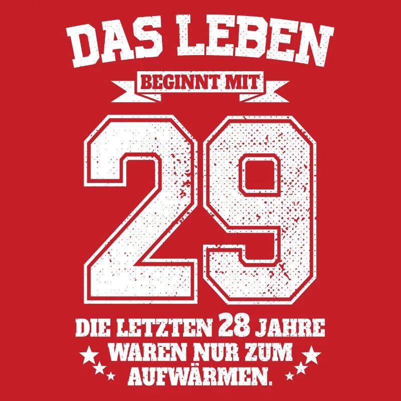 29. Geburtstag Geschenk Das Leben Beginnt Mit 29