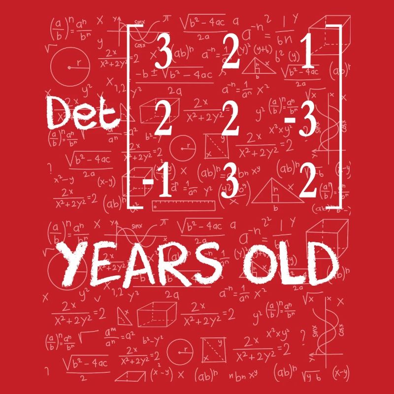 45th anniversary 45 years matrix determinant