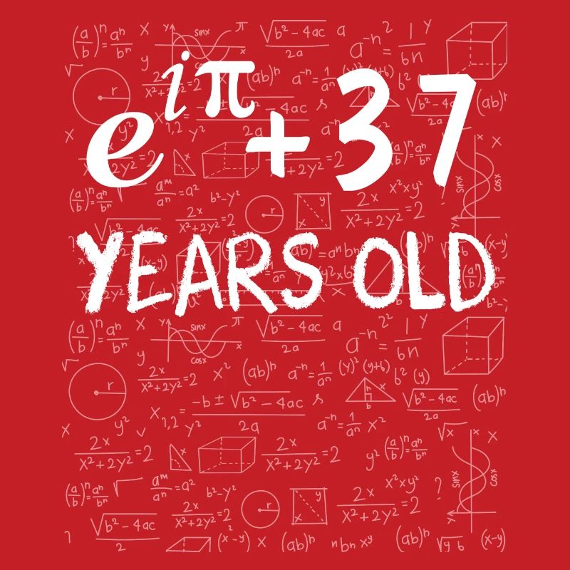 36e anniversaire 36 ans Euler Identité cadeau math