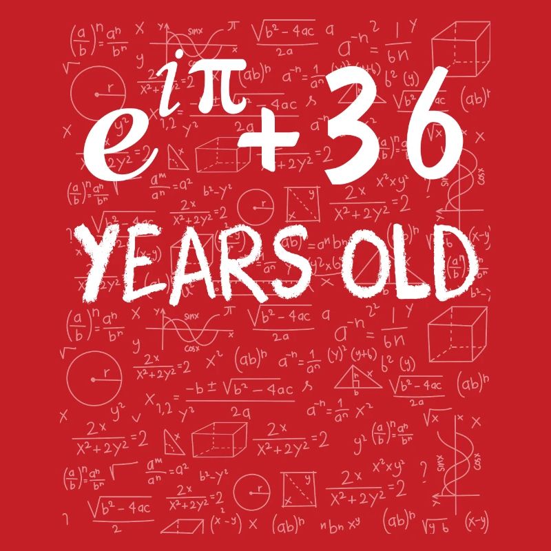 35e anniversaire 35 ans Euler Identité cadeau math
