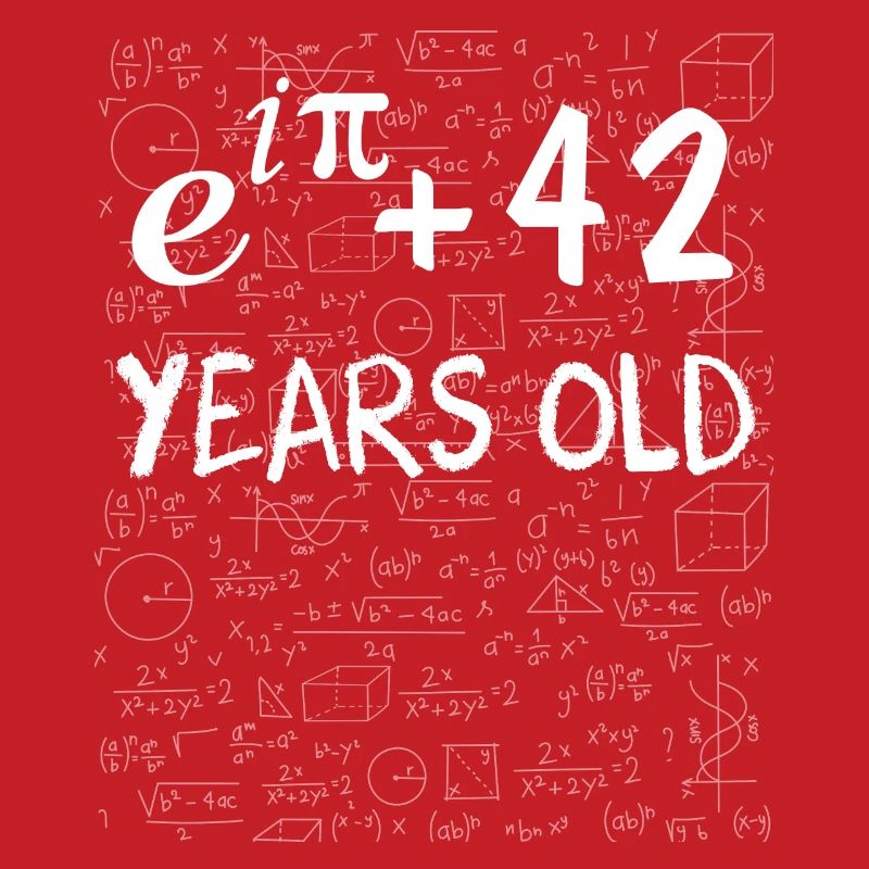 41e anniversaire 41 ans Euler Identité cadeau math
