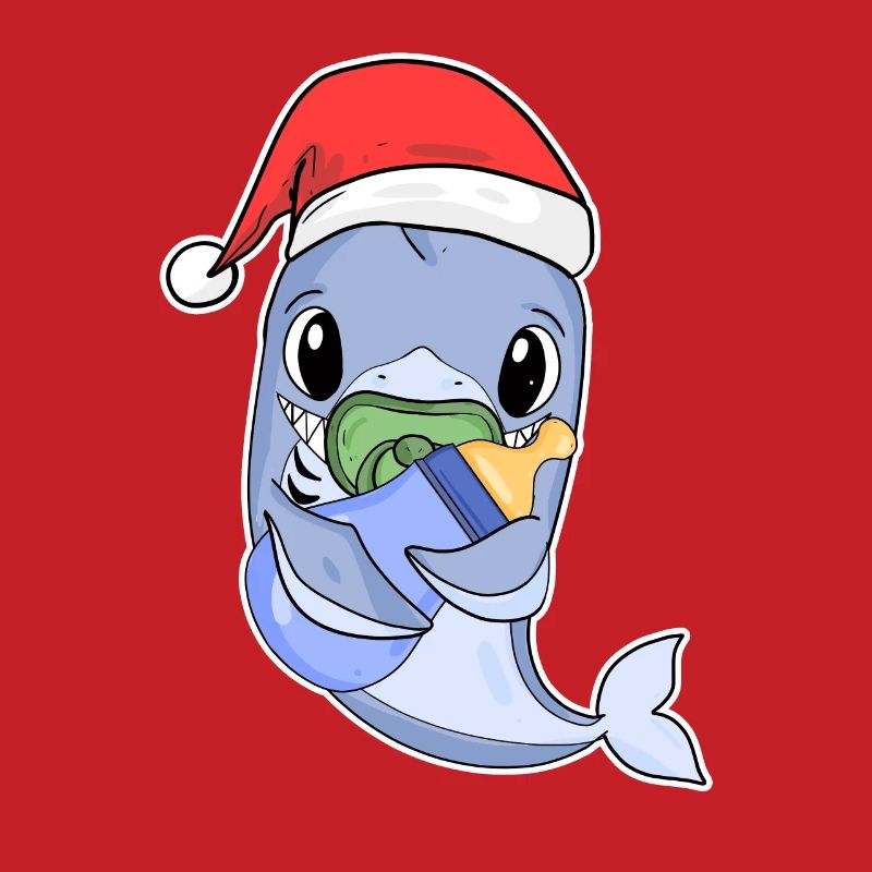 Requin bébé Noël