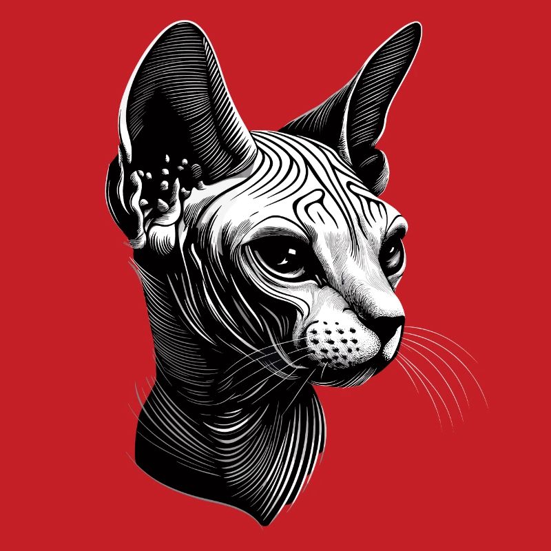 Chat Sphynx Chat Sphynx Chat Canadien Mignon Sphinx