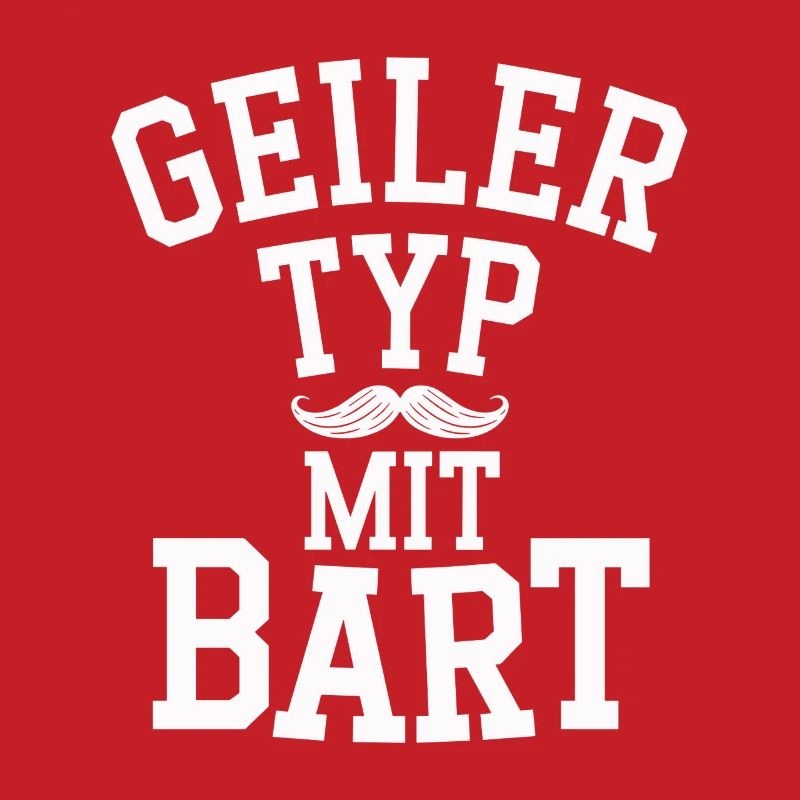 Geiler Typ Mit Bart Bartträger Barbier Vollbart