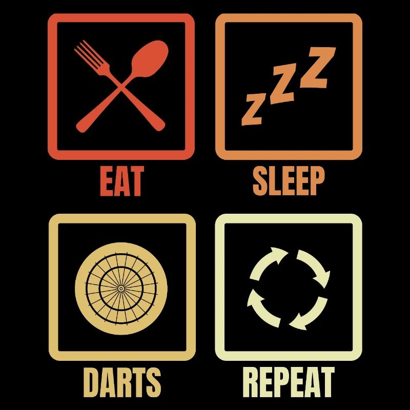 Manger des fléchettes pour dormir répéter