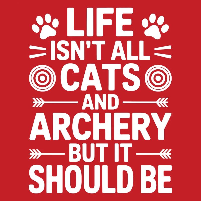 Bogenschießen Spruch Katzen Bogenschießen Geschenk