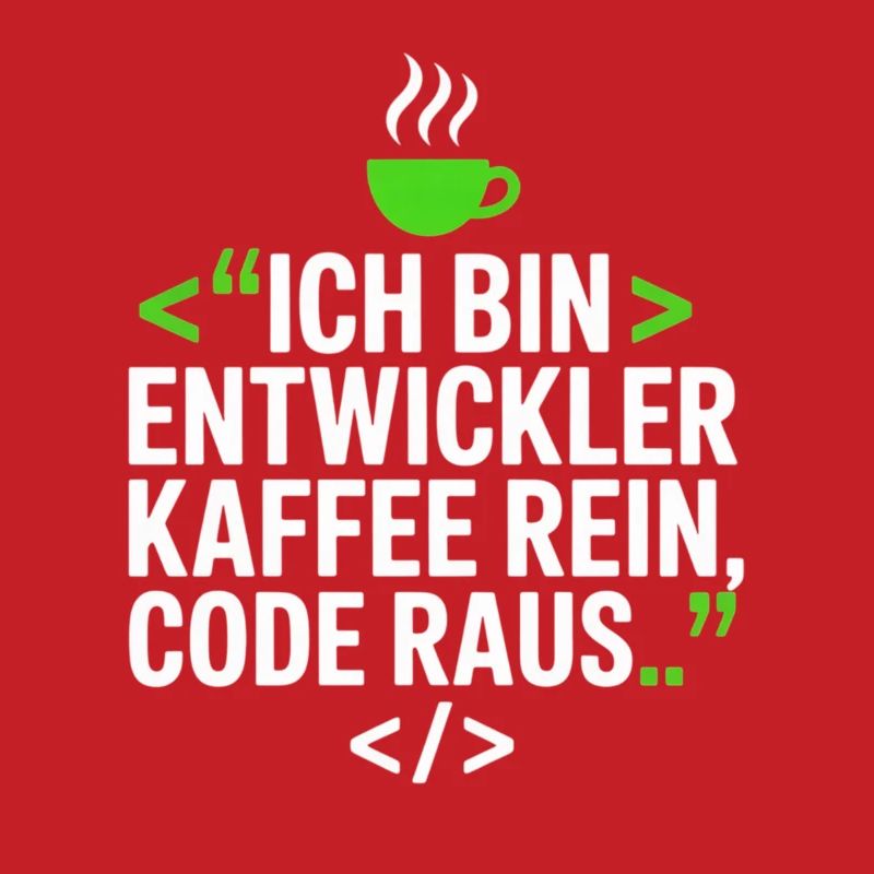 Developer Coffee Saying