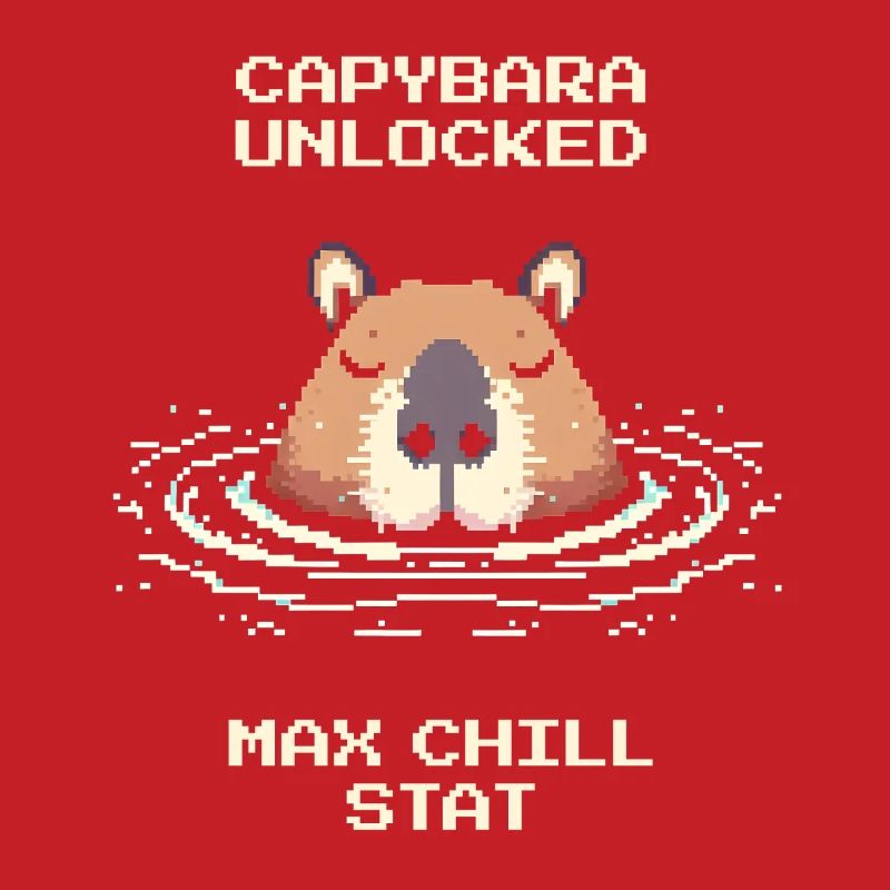 Capybara débloqué – Max Chill | Mème