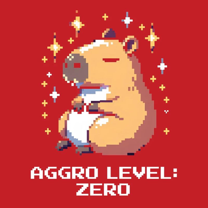 Aggro Level: Zero | Capybara &amp; peace