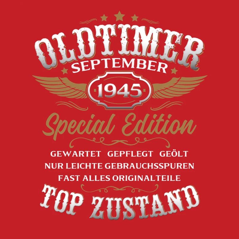 80. Geburtstag Geschenk Oldtimer September 1945