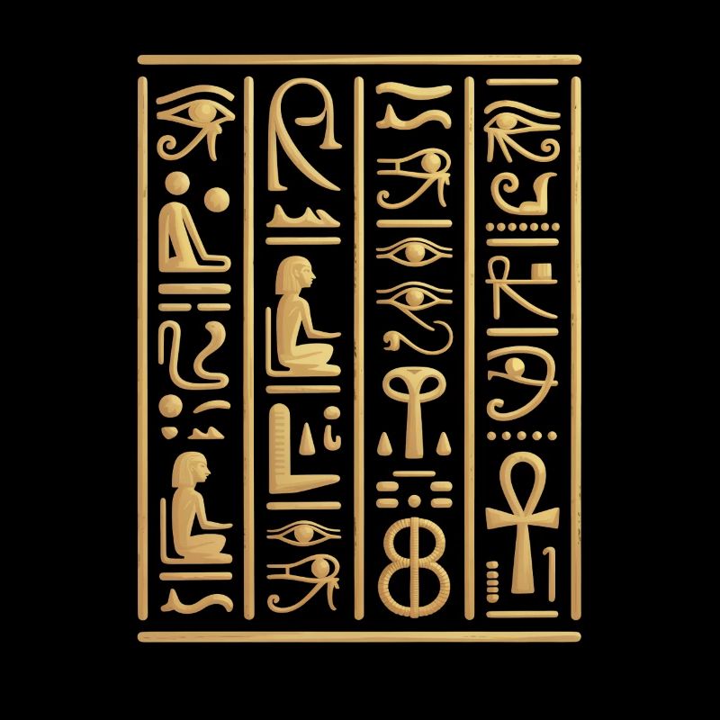 Egyptian hieroglyphs Egypt pyramid
