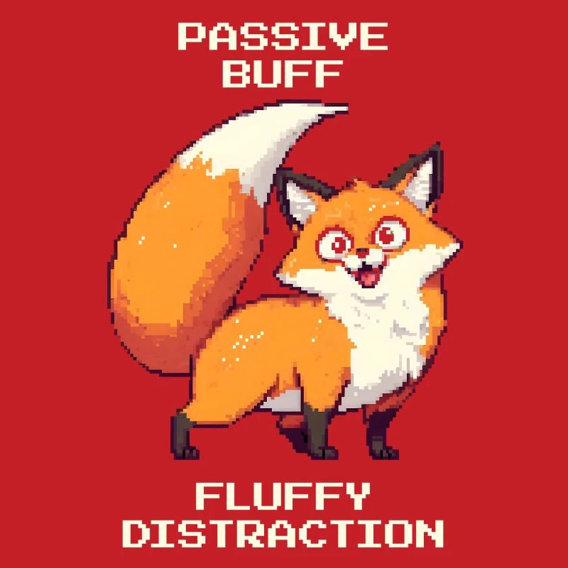 Fluffy Distraction | derpy fox