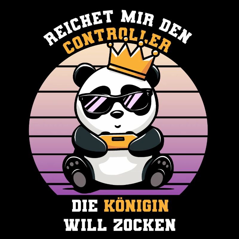 Reichet mir den controller die Königin will zocken