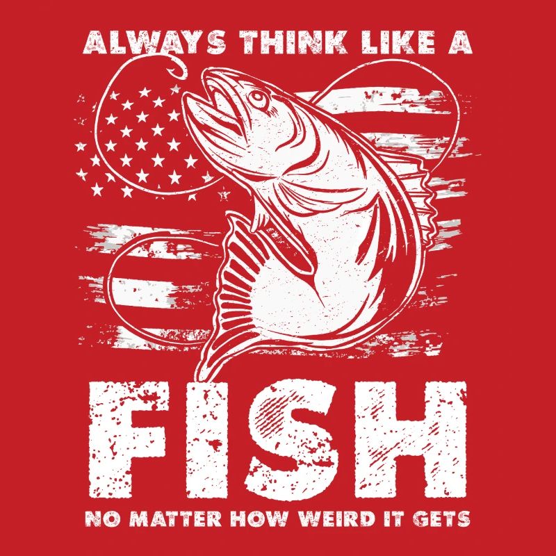 Fish Thoughts Flag Pattern