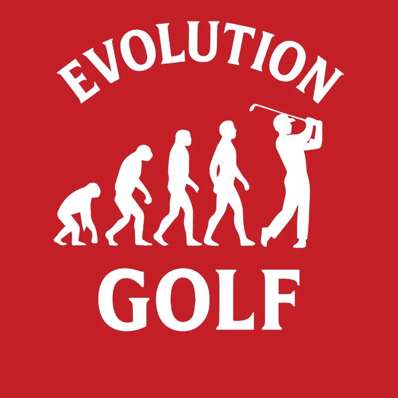 Evolution Golf Lustiges Golfdesign