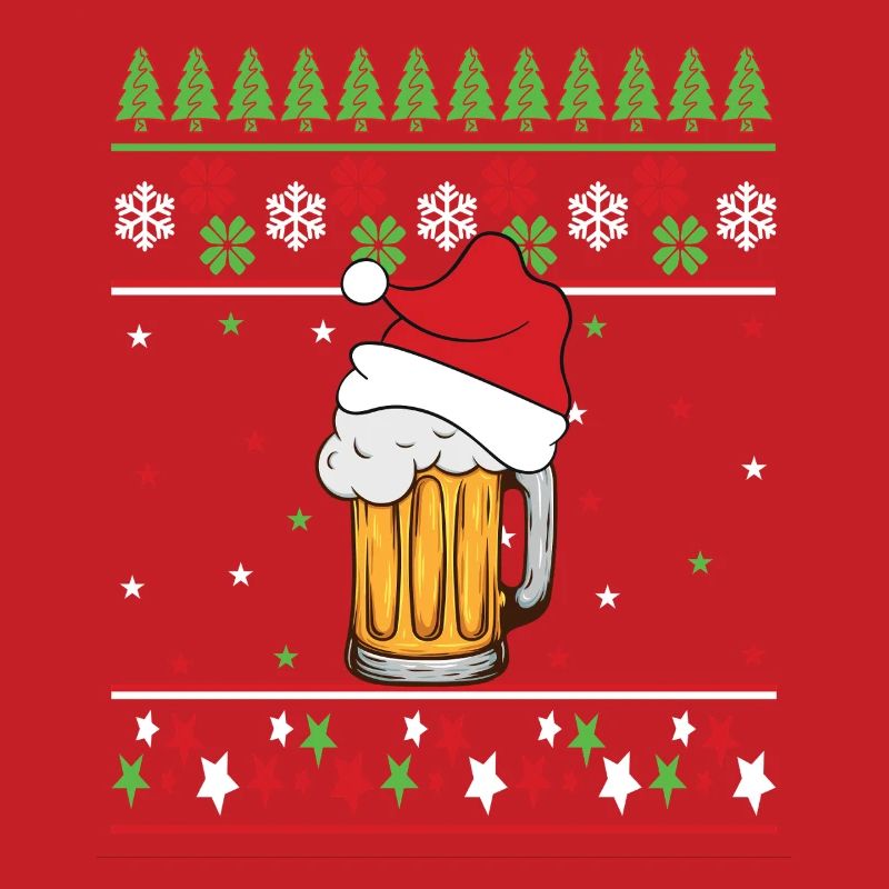 Weihnachten Bier Pullover Hässlich Geschenkidee Lustiger Humor