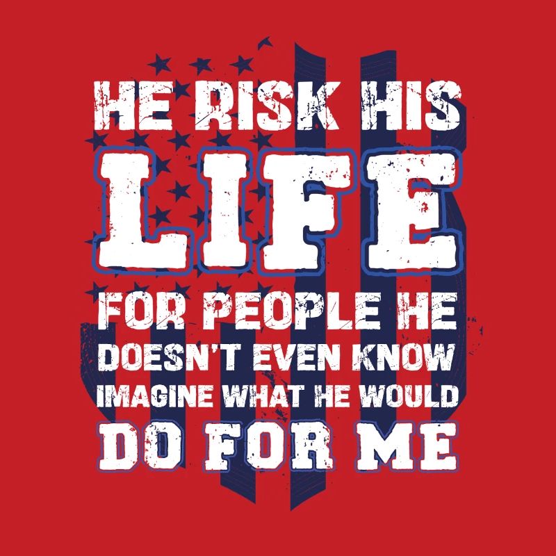 He risks his life for others