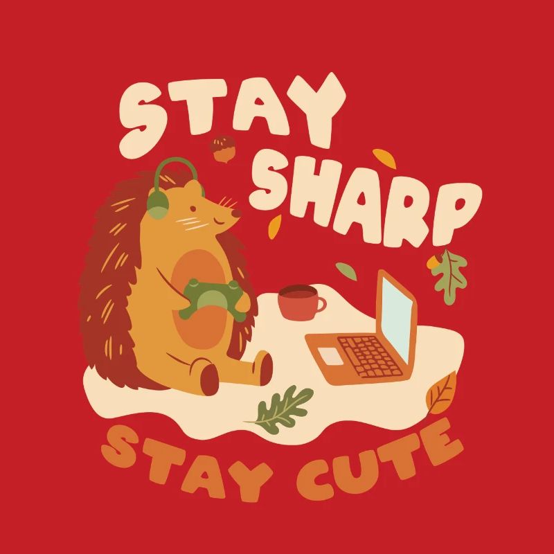 Igel Tag Journée du hérisson Reste en forme Reste mignon