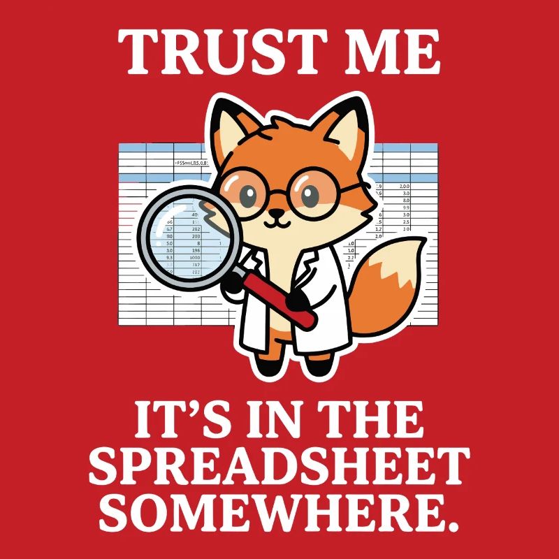 Trust Me It’s In The Spreadsheet Somewhere Fox