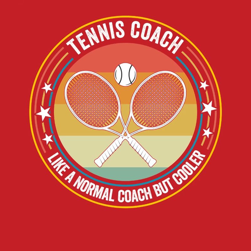 Coach de tennis comme un coach normal mais plus cool