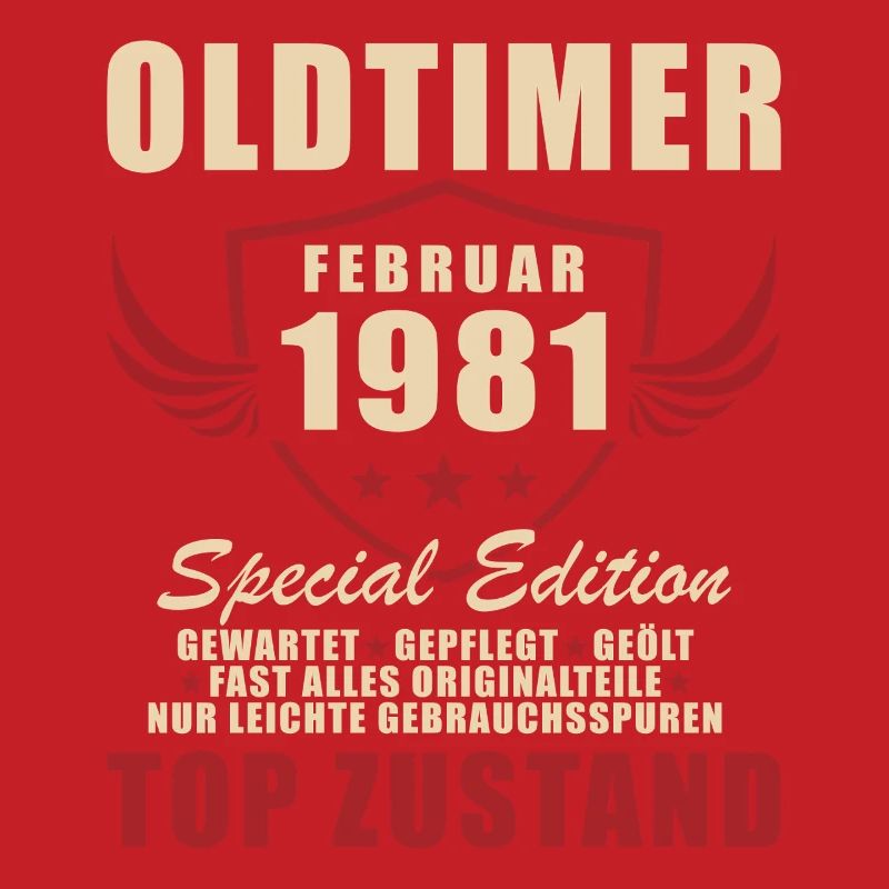 Février 1981 Anniversaire Oldtimer 1981