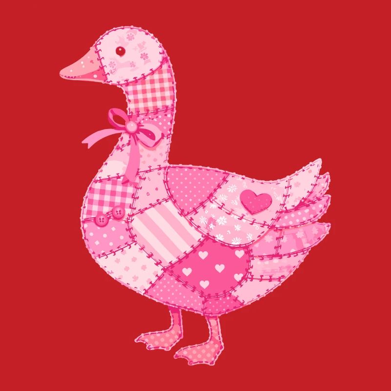 Patchwork Duck Pink