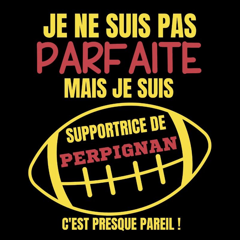 Supportrice de Perpignan Humour