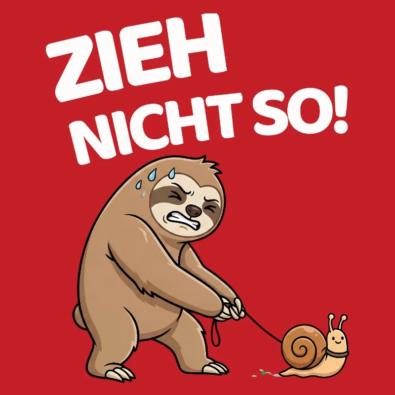 Don't pull so sloth with snail