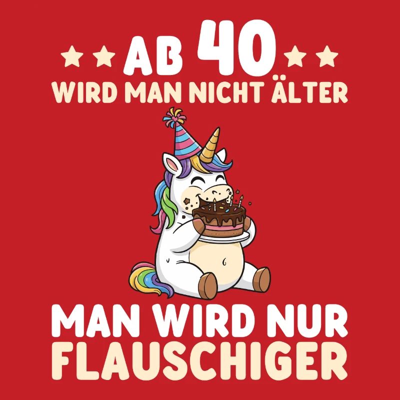 40. Geburtstag Einhorn – Man wird nur flauschiger