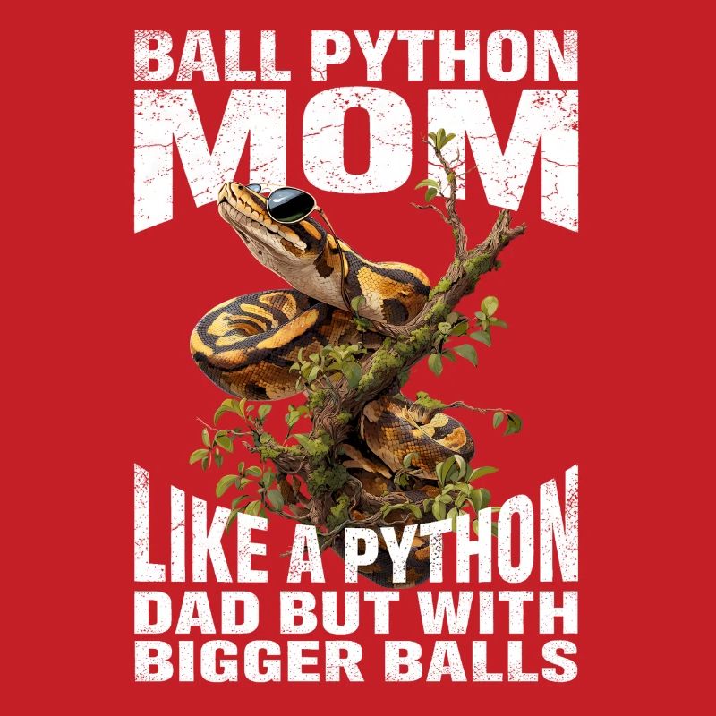 Königspython Mom Mama Schlangen Terrarium Python