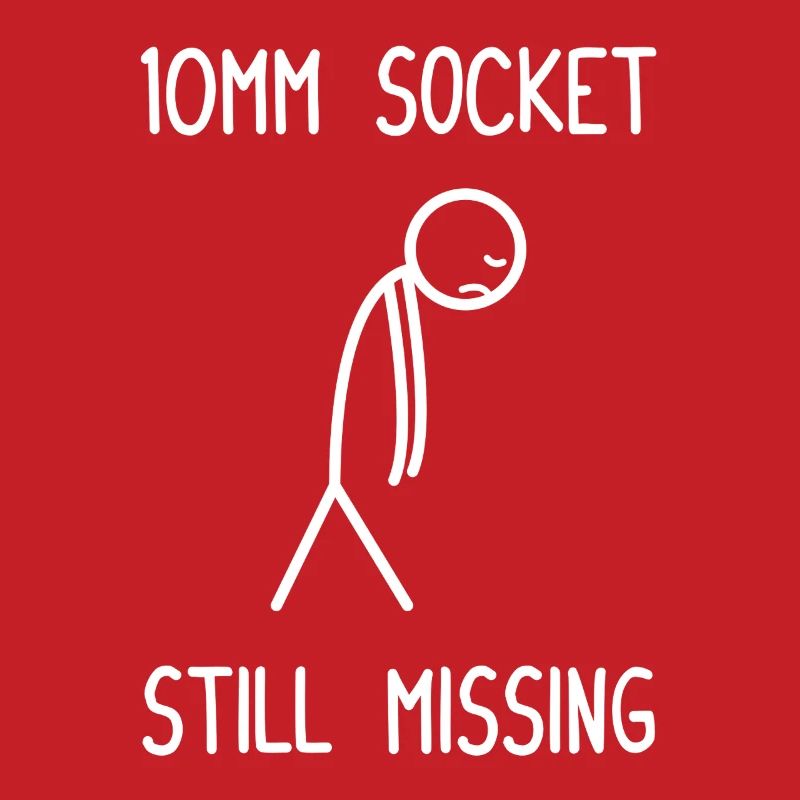 10mm Socket still missing car guy mechanic