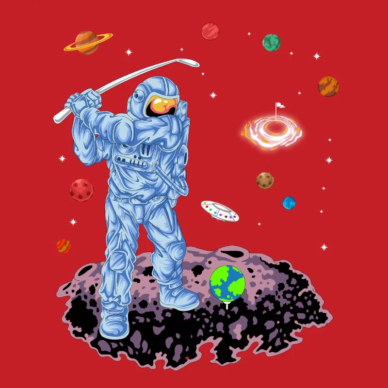 Chemise de golf spatial Astronaute